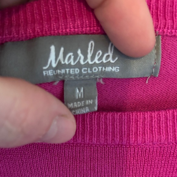 Marled short sleeve sweater - Picture 2 of 3